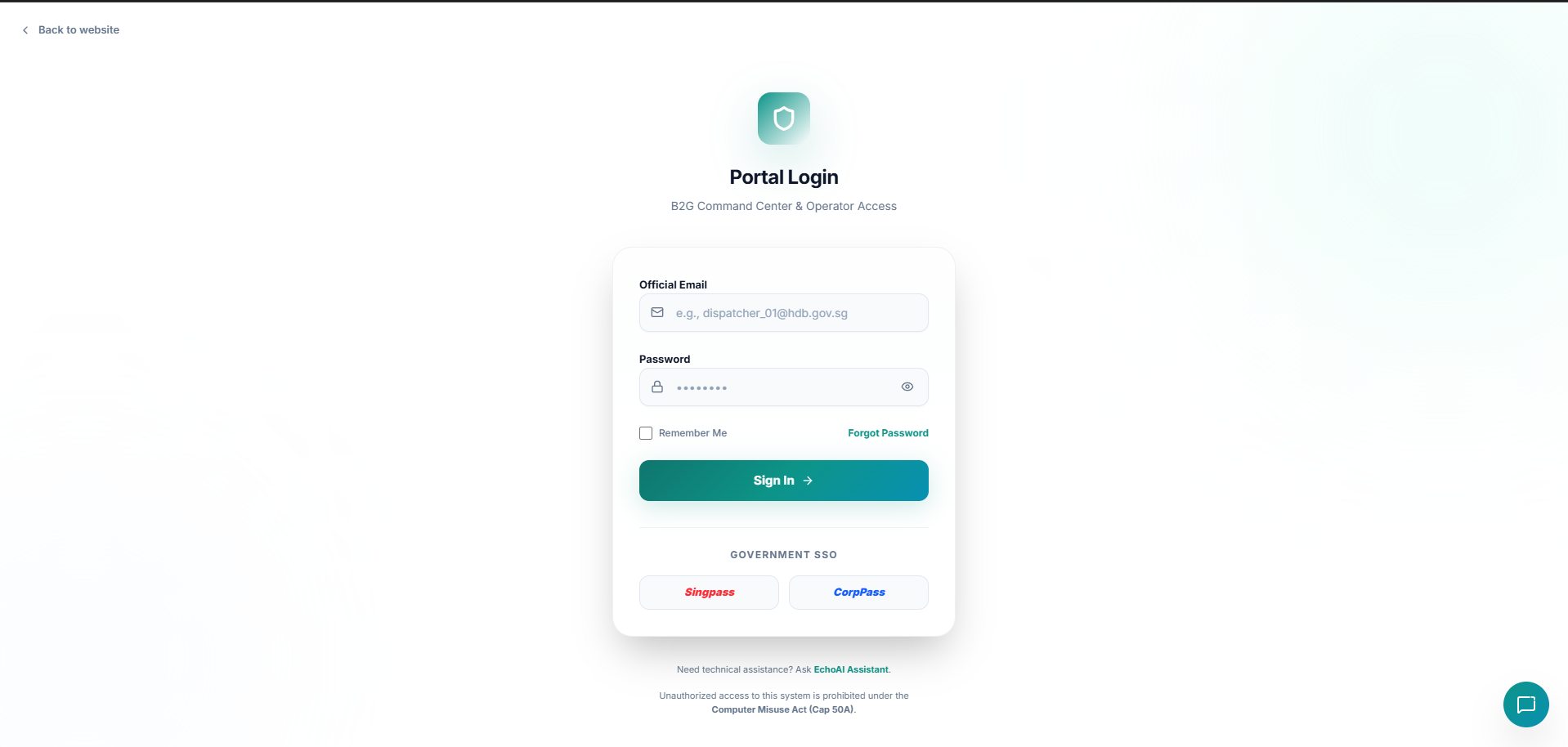 Secure Login