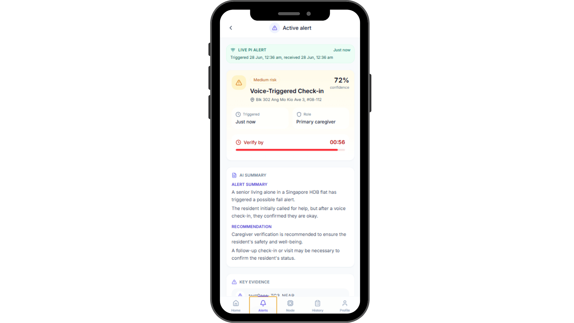 EchoSync Caregiver AI Alert Summary